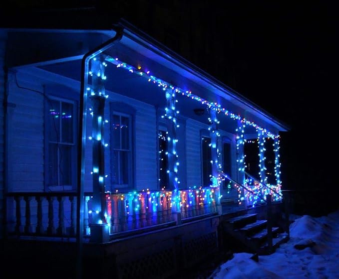 2-Pack Connectable Christmas Lights Outdoor, Total 164FT 400LED Christmas - Image 9