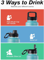 Coolflask Water Bottle 40 oz Insulated - Image 5