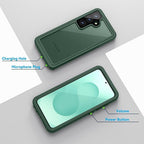Lanhiem for Samsung Galaxy S25 Case, IP68 Waterproof Dustproof, Built-in Screen - Image 6