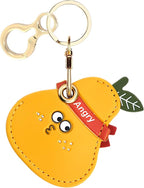 Leather Keychain Holder Case Compatible by BORKUANA