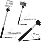 SHOOT 10-in-1 Accessory Kit for GoPro Accessories, Action Camera Accessories - Image 5