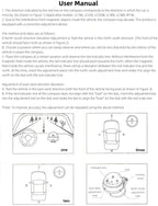 Waterproof Sea Car Compas Dashboard, Boat Compas Marine Dash Mount Dashboard - Image 7