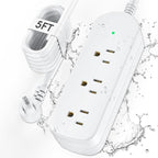 Outdoor Power Strip Weatherproof, IPX6 Waterproof Surge Protector by ZZJPowerStrip