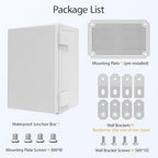 Junction Box IP65 Waterproof Dustproof ABS Plastic Enclosure, Outdoor and - Image 7