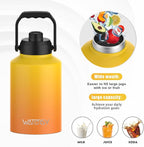 WATERSY 1 Gallon Water Bottle Insulated, BPA Free&Leak Proof, 128oz Stainless - Image 5