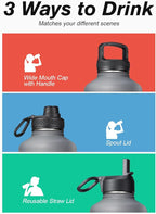 64 oz Insulated Water Bottle - Image 5