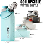IZZI bottle Collapsible Lightweight Silicone Water Bottle | BPA Free, - Image 2