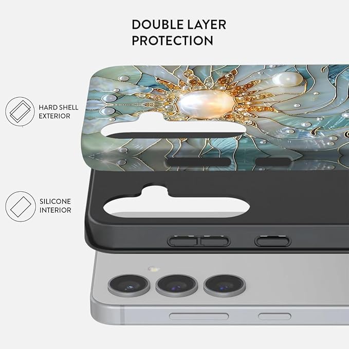 Compatible for Samsung Galaxy A17 5G Case, Dual Layer Heavy Duty 2 in 1 - Image 2