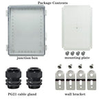 Zulkit Junction Box, IP67 Waterproof Electrical Box Hinged Clear Cover - Image 6