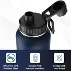Navigate 32 oz Insulated Stainless Steel Sports Water Bottle - Image 5