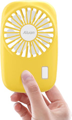 Aluan Handheld Fan Mini Fan Powerful Small Personal Portable Fan Speed by Aluan