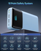 Portable Charger 50000mAh Power Bank, USB-C PD 30W Fast Charging, High Capacity - Image 4