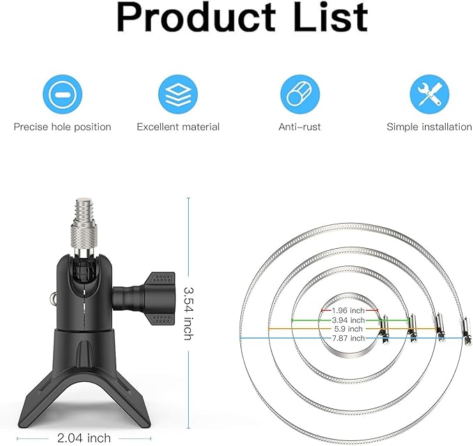 Blink Camera Pole Mounting Bracket, Pole Mount Compatible - Image 8