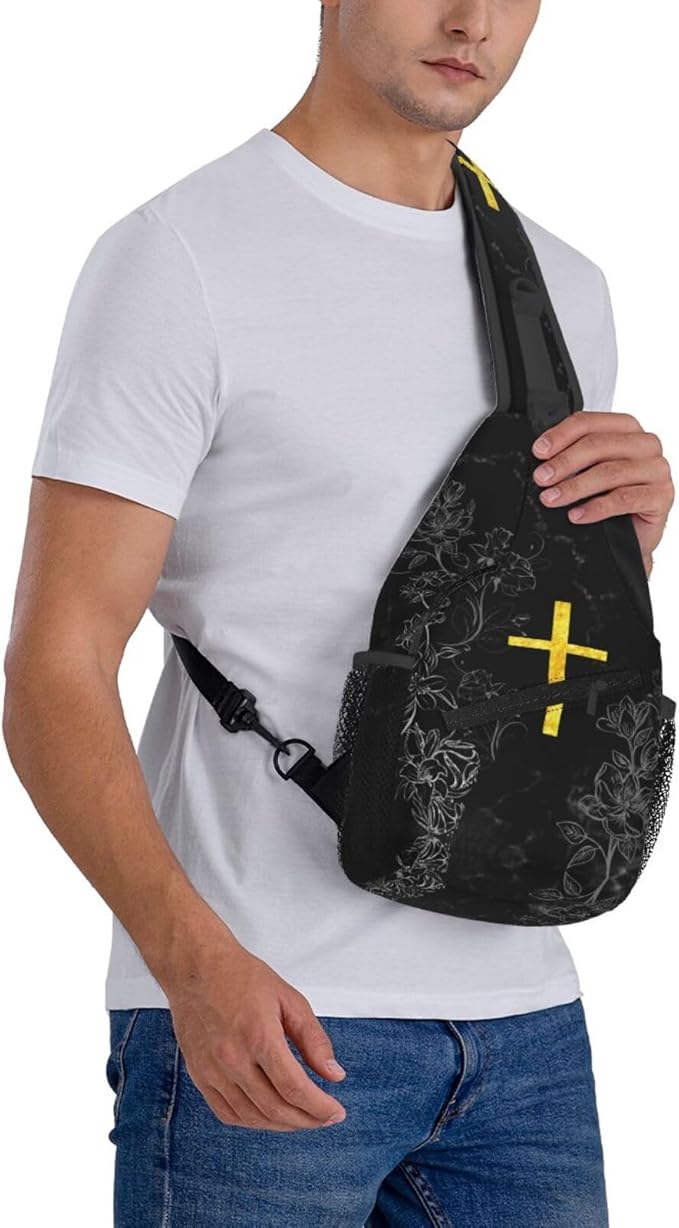 Jesus Christian Cross Sling Bag - Image 8