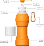 Collapsible Lightweight 20oz Water Bottle, Food-Grade Silicone BPA Free - Image 6