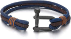 COOLSTEELANDBEYOND Men Women Steel Screw Anchor Shackle Nautical Sailor Rope - Image 5
