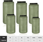 Shappy 6 Pcs Waterproof Dry Bag Set Ultralight Stuff Sack 20/15/10/8/5/3L - Image 4