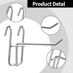 12 Pack 2/4/6 Inch Hooks for Wire Shelving, Heavy Duty Metal Hooks Accessories - Image 4