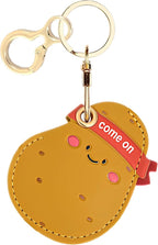 Leather Keychain Holder Case Compatible by BORKUANA