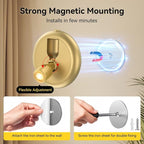 Rechargeable Battery LED Spotlight Indoor: Wireless Mini Art Accent Spot Lights - Image 4