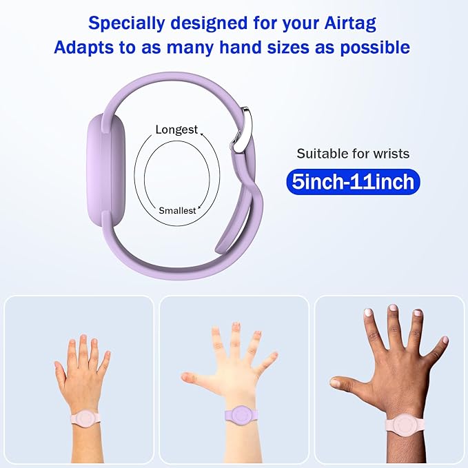 R-fun Waterproof for Air Tag Bracelets Compatible - Image 5