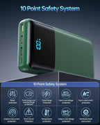 Portable Charger Power Bank 50000mAh, USB-C PD 30W Fast Charging External - Image 5