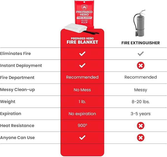 Prepared Hero Emergency Fire Blanket XL - Image 4