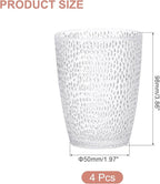 uxcell 10oz Acrylic Drinking Glasses, Transparent - Image 2