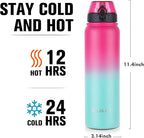 Oldley Insulated Water Bottle 32oz Water Bottles - Image 3