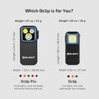 OLIGHT Oclip Pro EDC Flashlight Clip-on Light Bundle Oclip Series Headlamp Strap - Image 5