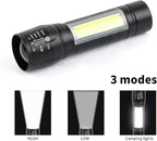 10 Pack LED Rechargeable Flashlight, Super Bright Small Mini Camping - Image 4