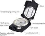 COSTIN Multifunctional Compass, Metal Military Waterproof High Accuracy Compass - Image 4