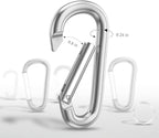 Carabiner Keychain Clip -3" Aluminum Carabiner D Ring, Caribeener Clips - Image 5