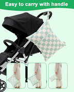 ALVABABY 3 pcs Cloth Diaper Wet Dry Bags Waterproof Reusable - Image 6