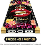 Compatible with iPhone Xs Max Case, Queen Lip Crown Leopard Print Luxury Golden - Image 5
