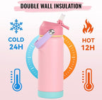 Fijinhom 18oz Insulated Stainless Steel Water Bottle, Wide Mouth Double Wall - Image 5