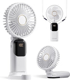 GOCKERA Portable Fan, 4200mAh Battery Operated Fan, 5 Speeds&Digital Display by GOCKERA