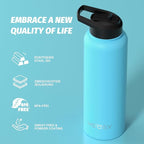 40oz Insulated Water Bottle, BPA Free&Leak Proof, Stainless Steel Water Flask - Image 8
