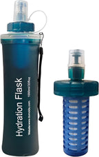 1L Soft Flask Water Bottle, Foldable Water Bottle by CXWLJL