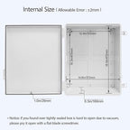LeMotech Electrical Box, IP67 Waterproof Hinged Cover Stainless Steel Latch - Image 5
