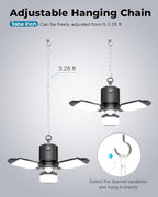 toberich 4 Pack Plug in Motion Sensor Garage Light - Image 8