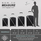 Explore Land Travel Luggage Cover Suitcase Protector Fits 23-26 Inch Case - Image 5
