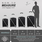 Explore Land Travel Luggage Cover Suitcase Protector Fits 27-30 Inch Case - Image 5