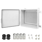 LeMotech Electrical Box, IP67 Waterproof Hinged Cover Stainless Steel Latch by LeMotech