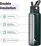 Konokyo 40oz Insulated Water Bottle Stainless Steel Sport Bottles - Image 4
