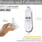 Collapsible TPU Soft Flask 500ml Leakproof Hydration Bottle - Image 3