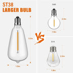 10FT Outdoor String Lights - Image 4
