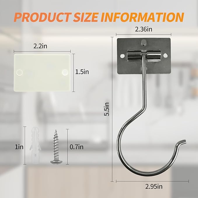 Banana Hook Under Cabinet, Adhesive Bananas Hanger - Image 2