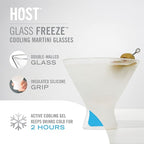 Host Stemless Martini Glasses, Cocktail Glasses, Double Walled Insulated - Image 2