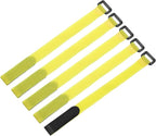 MECCANIXITY 5Pcs Reusable Battery Tie Down Straps, 0.8x12" Yellow Nylon by MECCANIXITY